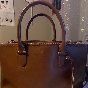 BROWN RALPH LAUREN BAG
